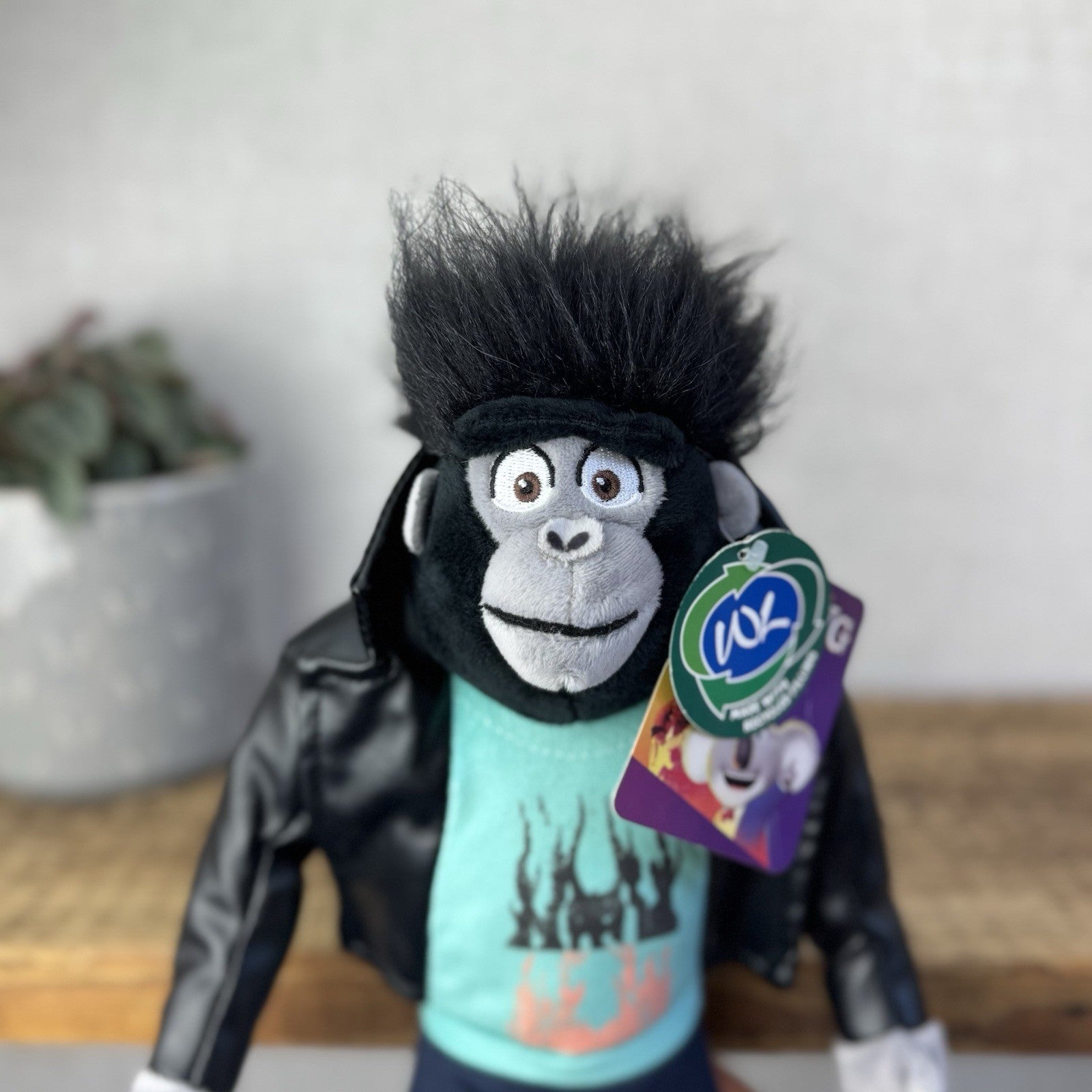 Sing 2 Johnny The Gorilla Soft Toy Plush Illumination Rare Sing Soft Toy