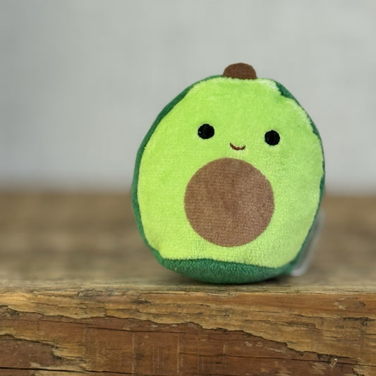 Squishmallow Squishville - Austin Avocado - Small Vegetable Soft Toy Plush 2"