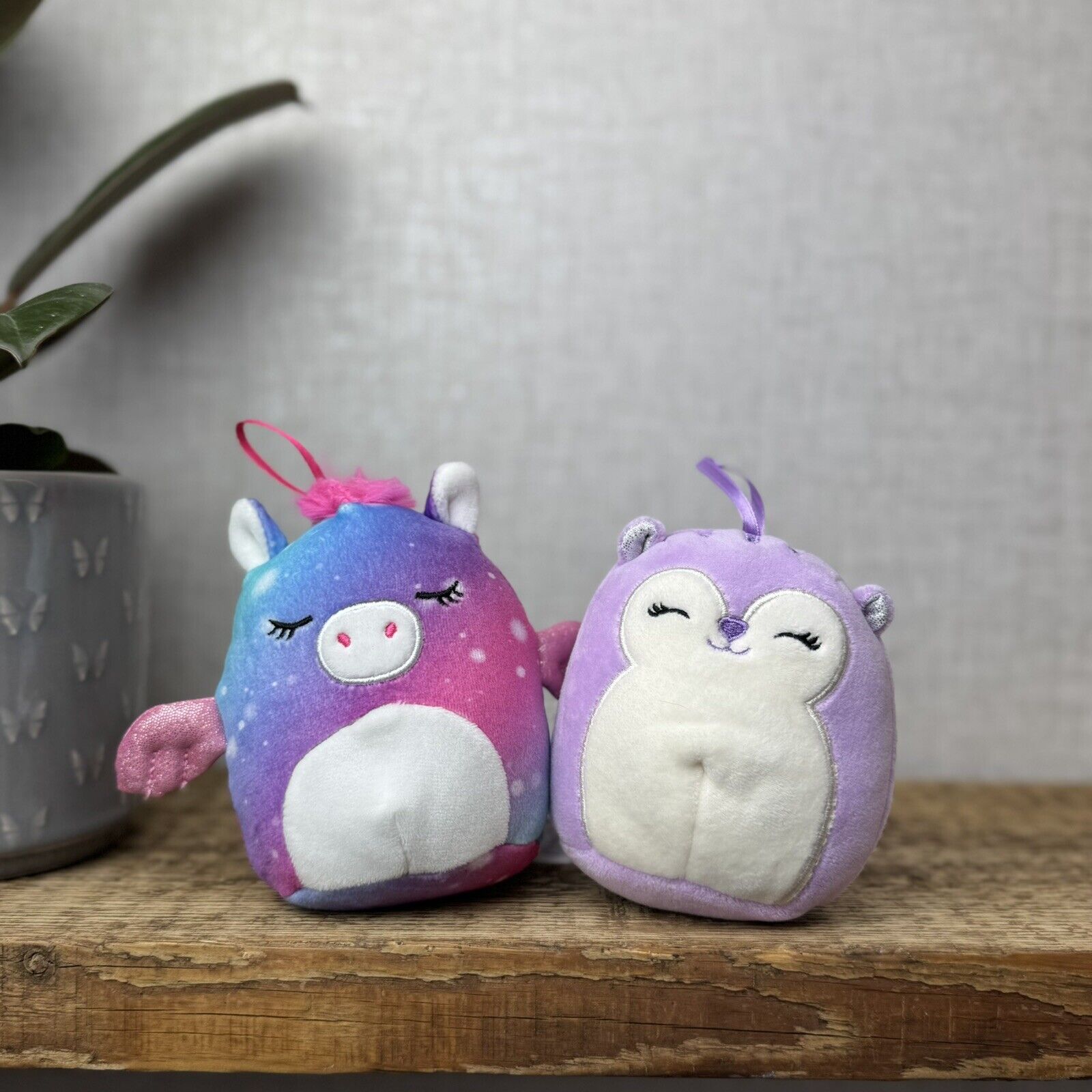 Squishmallow Christmas Bright Squad Ornaments - 4 inch Hangings Holiday Squish