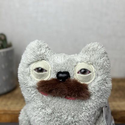 Fuggler Old Tooth Hairy Fuggs Fuggler - Moustache Funny Ugly Monster Grey/Brown