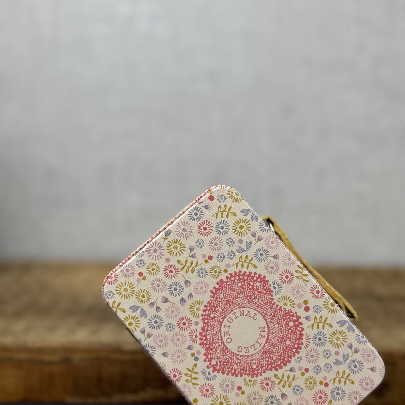 Maileg Little Miss Diva Suitcase Tin BNWOT - Pink Floral Mini Tin Collectible
