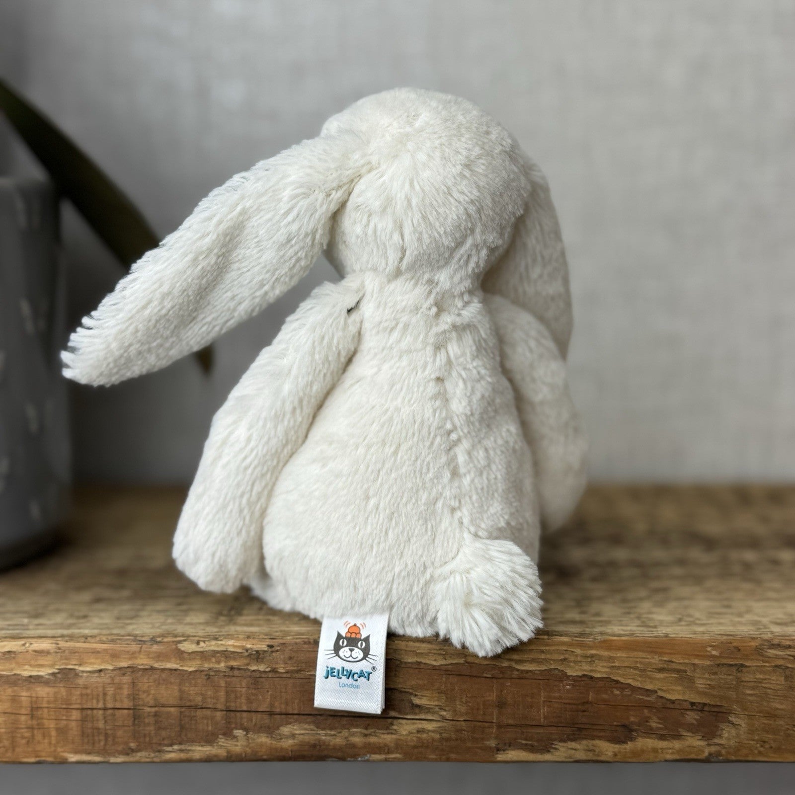 Jellycat Small Bashful Cream Blossom - Cream Bunny Floral Ears & Feet 8”