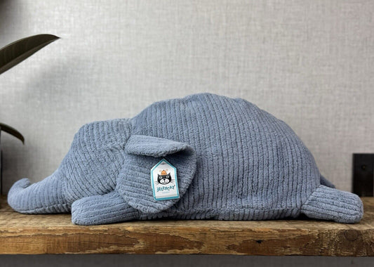 Jellycat Doopity Elephant - Large Soft Textured Beanie Elephant Retired New 18"