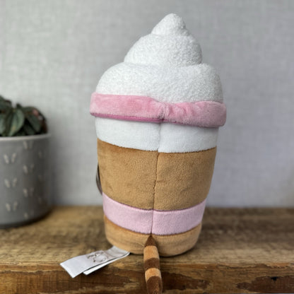 Gund Pusheen Cat - Pusheen Iced Coffee Soft Toy New With Tags Collectible 10"