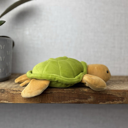 Jellycat Large CeeCee Turtle - Large Velour Turtle Beanie Plush Retired Sea 12"