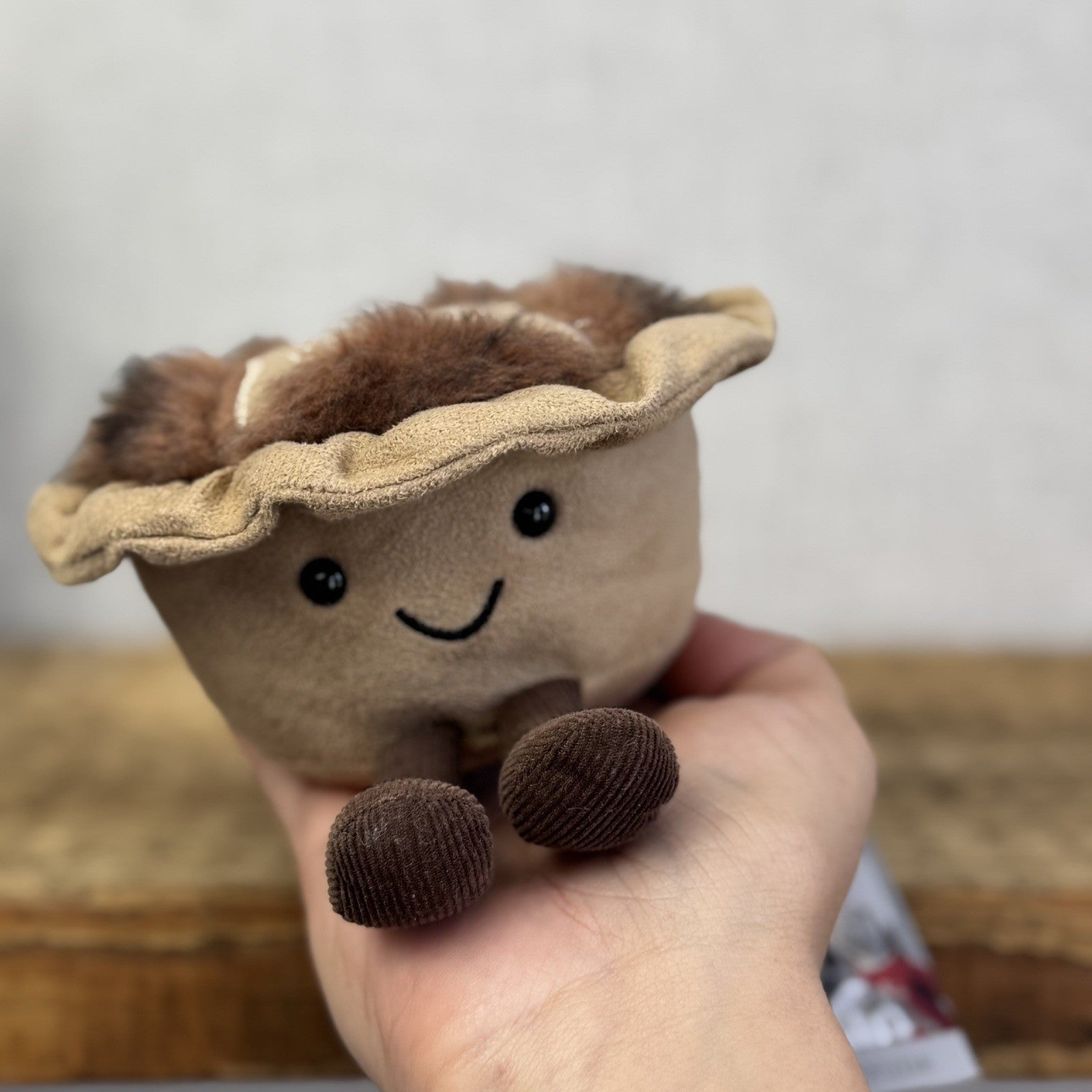 Jellycat Amuseable Mince Pie Soft Toy - Christmas Plush Beanie Small Pie 5" (#2)