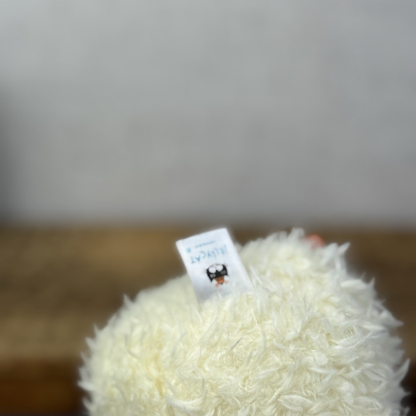 Jellycat Little Chick - Fluffy Light Yellow Bird Toy Small Curly Fur Retired 7"