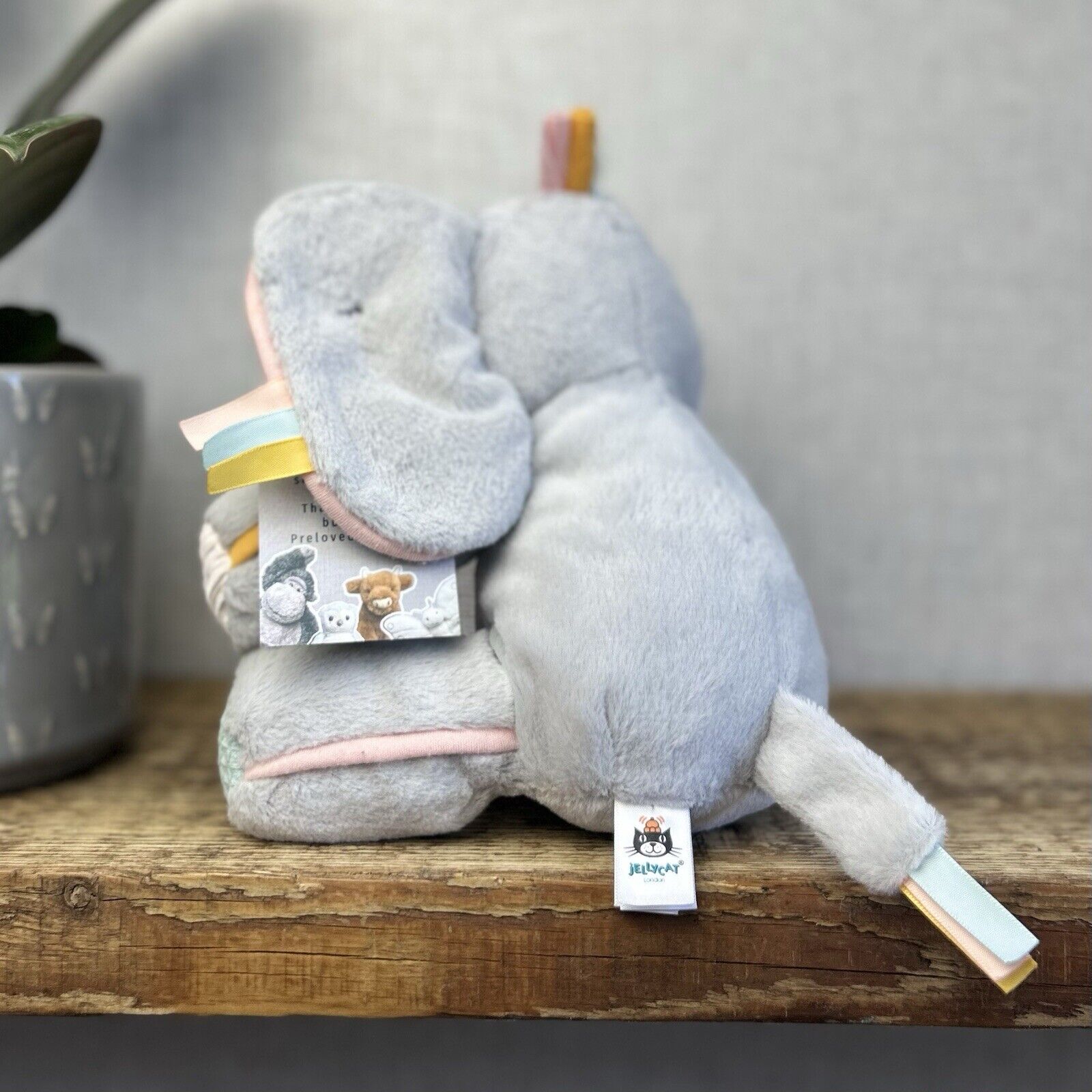 Jellycat Elephant Activity Soft Sensory Baby Toy - Peek A Boo Elly - Baby Toy