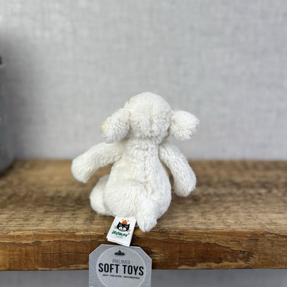 Jellycat Tiny Baby Bashful Lamb - Miniature Sheep Soft Toy Plush Retired 5"