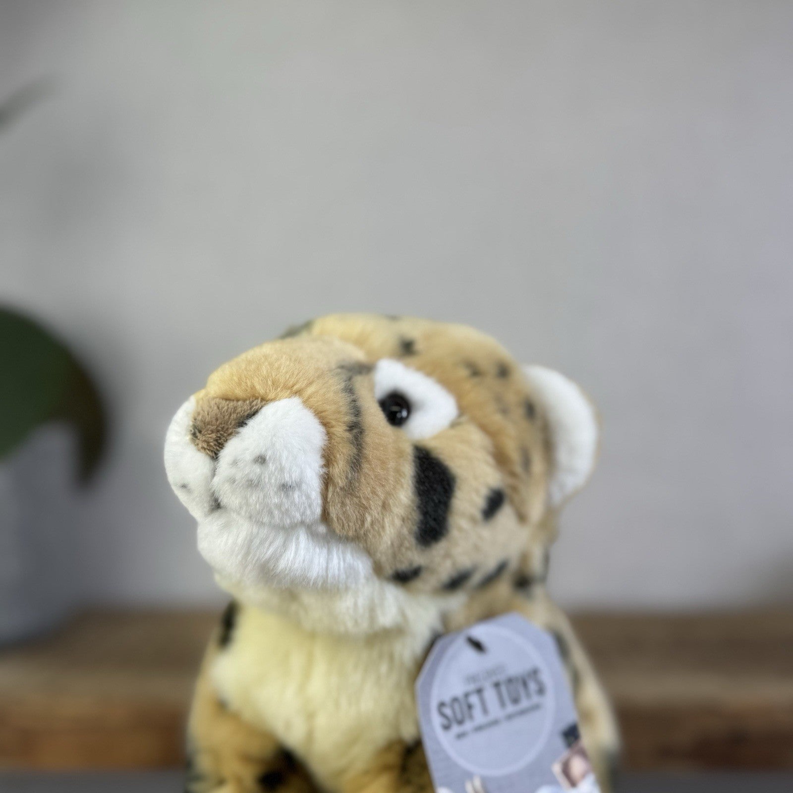 Keel Toys Signature Leopard - Small Leopard Plush Toy Realistic Wild Cat 8"