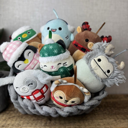 Squishmallows Holiday Winter Squad 2022 - Squishmallow Christmas Decorations 5”