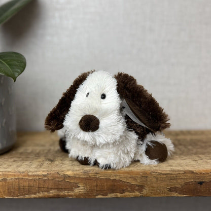 Jellycat Small Truffles Dog Puppy- Cream/Brown Floppy Dog Pillow Beanie Rare 7”