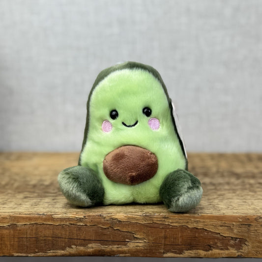 Aurora Airy Avocado - Small Smiling Avocado plush - Palm Pals Mini Beanbag Plush