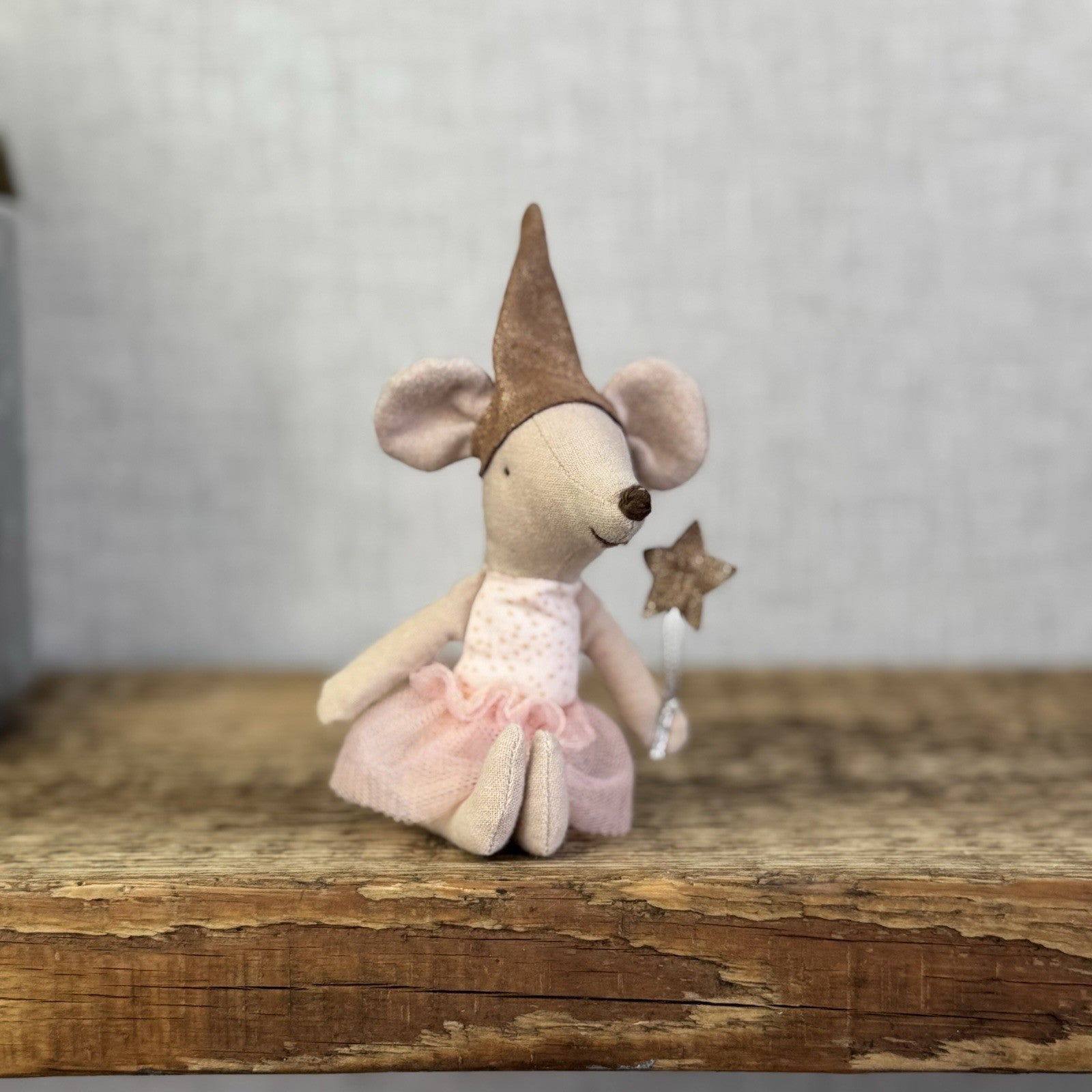 Maileg Toothfairy Mouse - Mouse OnlyFairy Mouse With Wand, Hat & Tutu