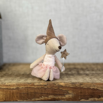 Maileg Toothfairy Mouse - Mouse OnlyFairy Mouse With Wand, Hat & Tutu
