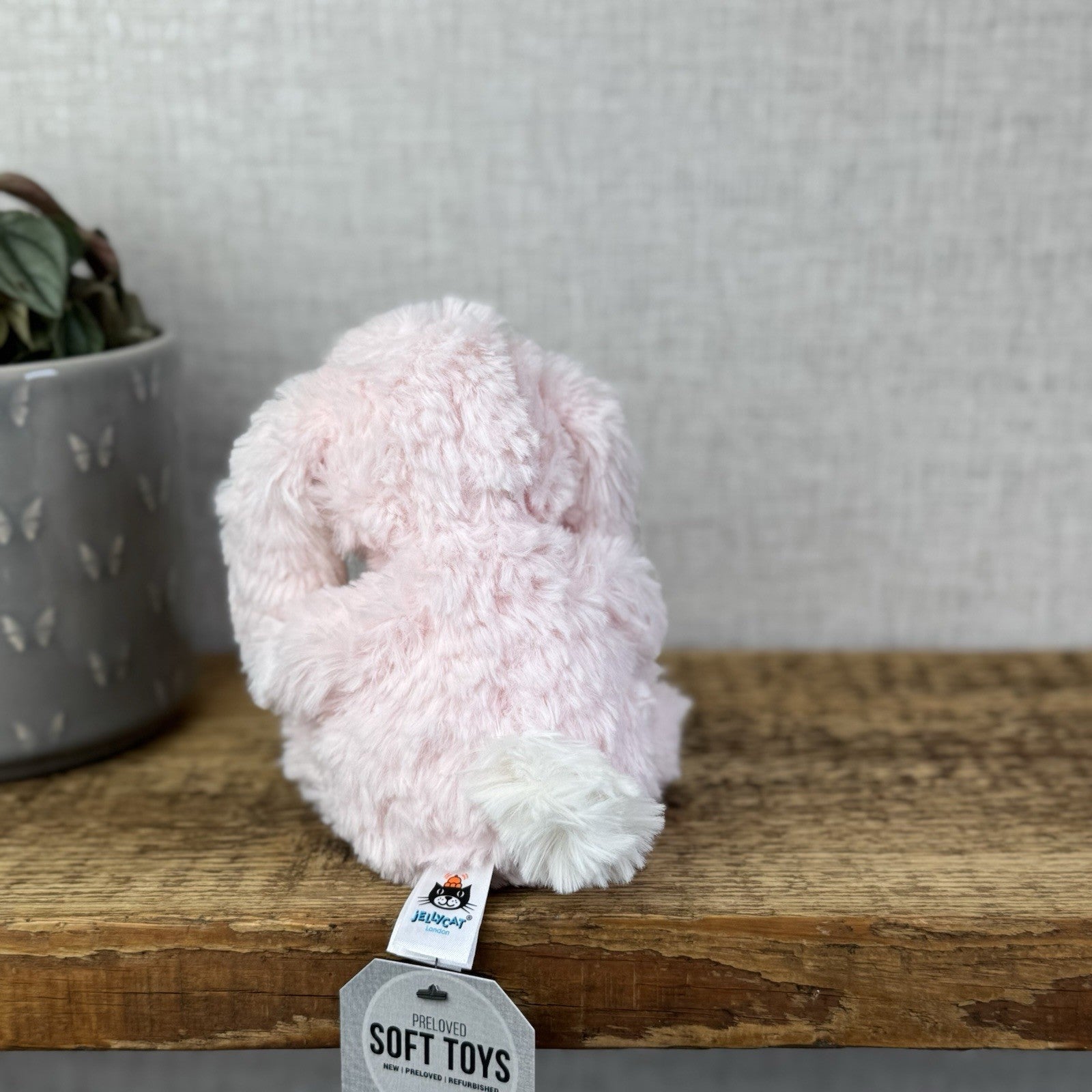 Jellycat Yummy Bunny Baby PinkBunny Rabbit - Mini Light Pink Rabbit Retired 5”