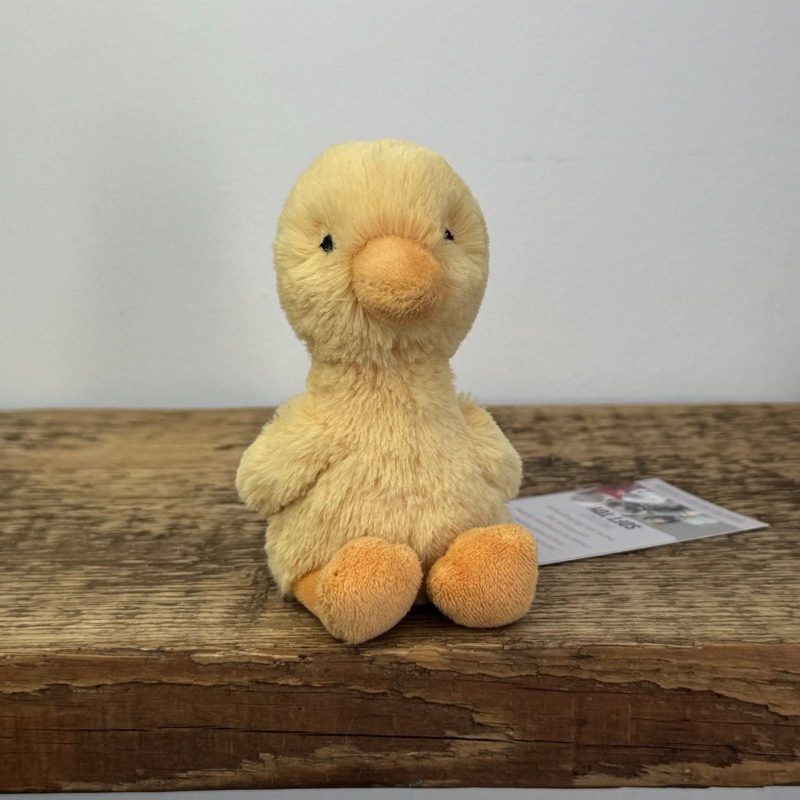 Jellycat Yellow Diddy Duckling - Tiny Rare Yellow Duckling Mini Beanie Plush 5"