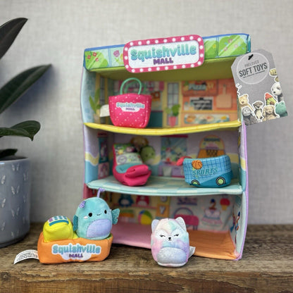 Squishmallow Squishville Mall - Full Set & Accessories - Squish Play Set 2"