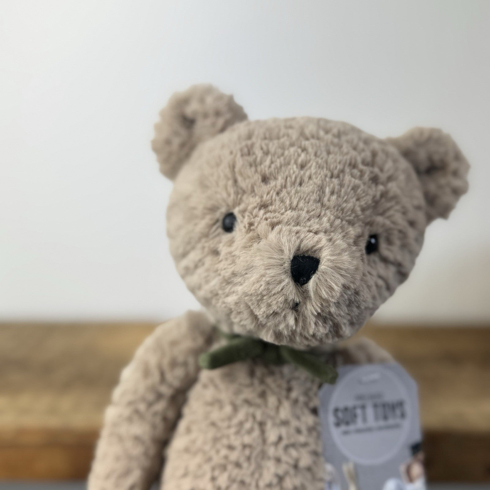 Jellycat Ambalie Bear - Beige/Brown Retired Traditional Bear Retired 11"