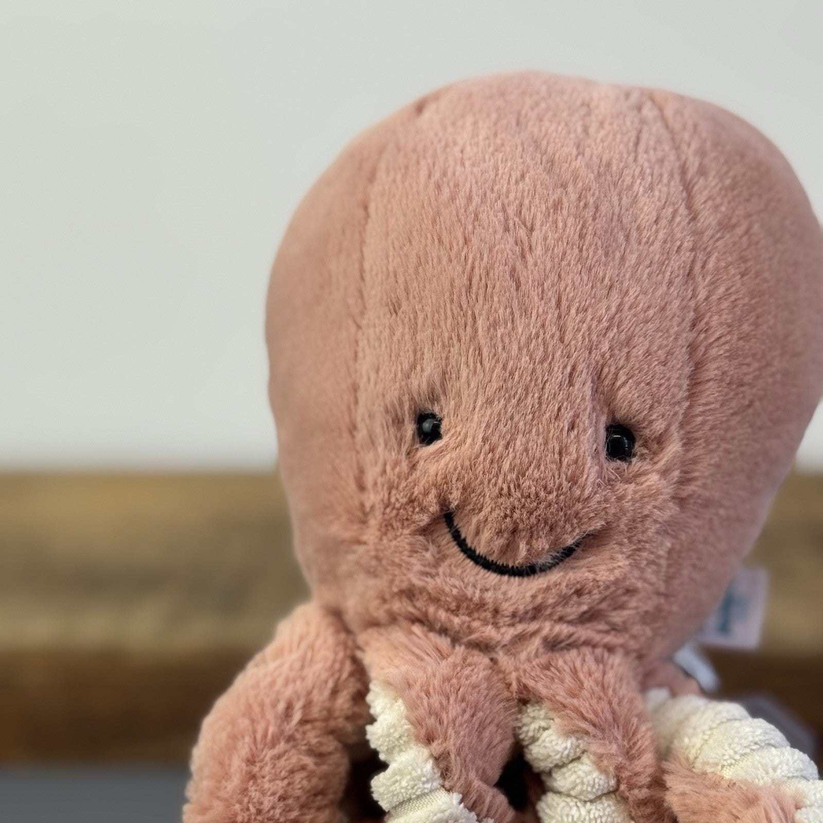 Jellycat Little Odelle Octopus - Pink Octopus Plush Retired Sea Creature 10”