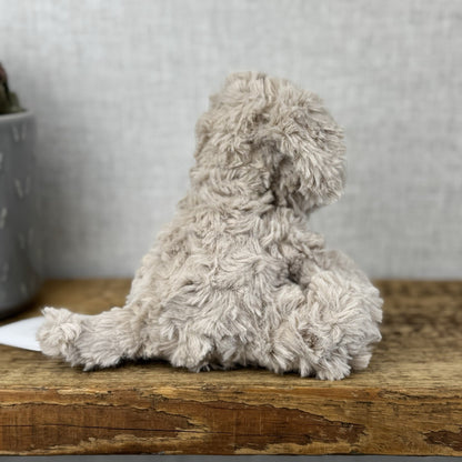 Jellycat Small Riley Fuddlewuddle Pup - New Grey White Company Exclusive 6”
