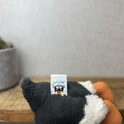 Jellycat Medium Bashful Puffin - Medium Soft Toy Beanie Rare Retired Beanie 12”