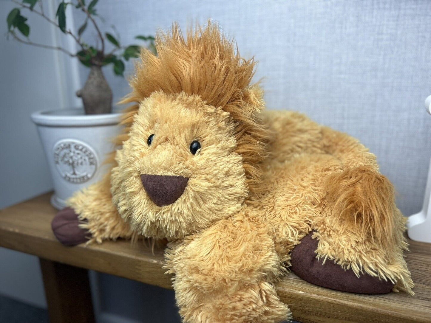 Jellycat HUGE Truffles Lion - Truffles Lion - Large Pillow Plush Lion Soother