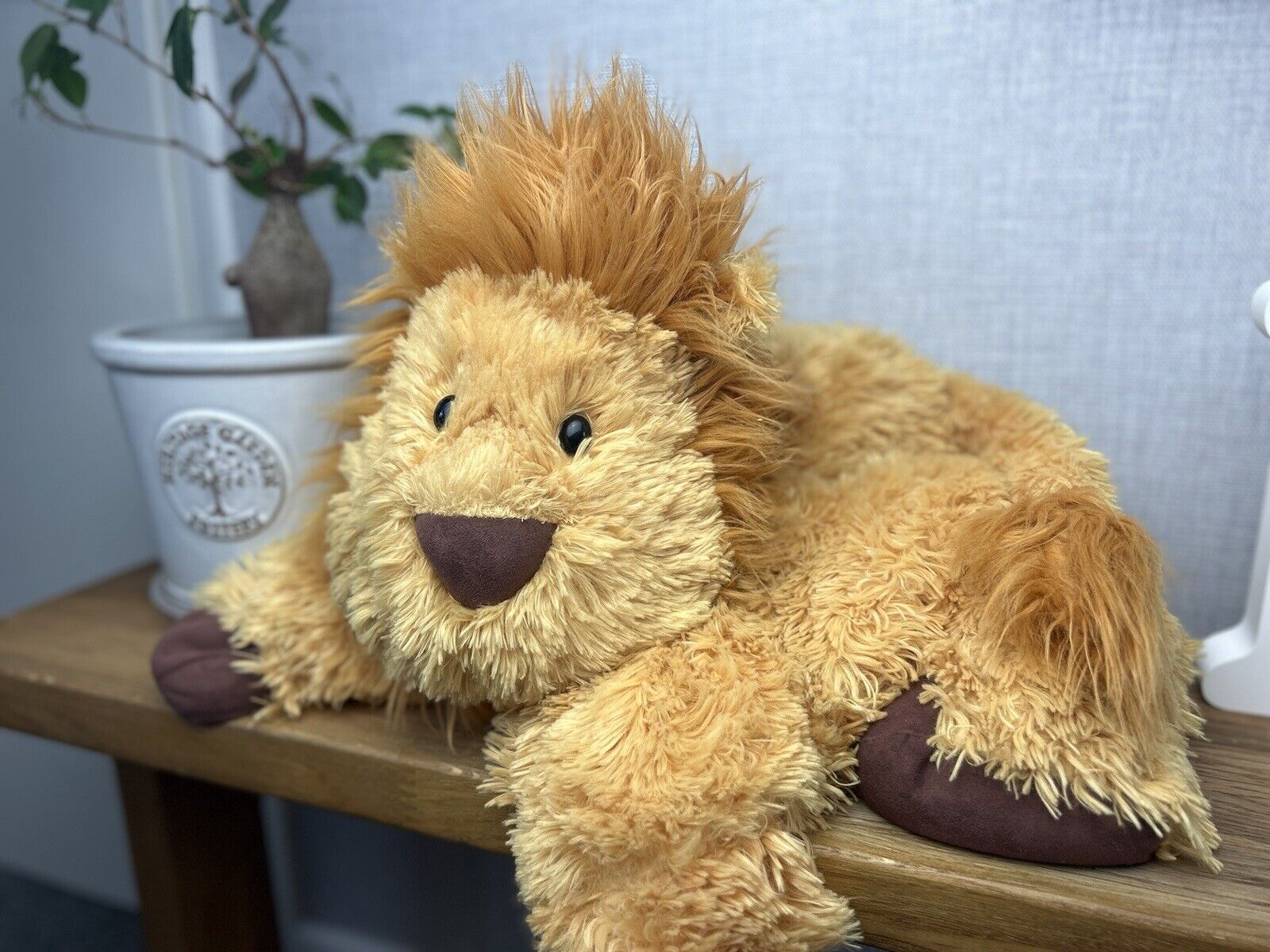 Jellycat HUGE Truffles Lion - Truffles Lion - Large Pillow Plush Lion Soother
