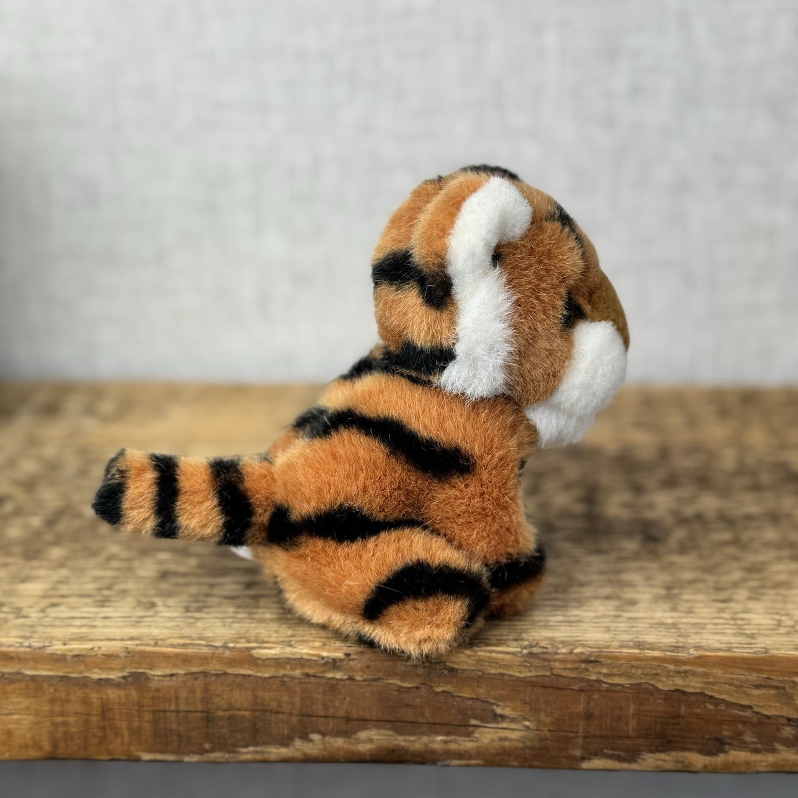 Russ Berrie Jungle Buddies Miniature Baby Bengal Tiger Soft Toy Vintage Pristine