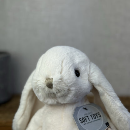 Bukowski Bears - Lovely Kanini Bunny White - White Floppy Beanie Rabbit Plush 