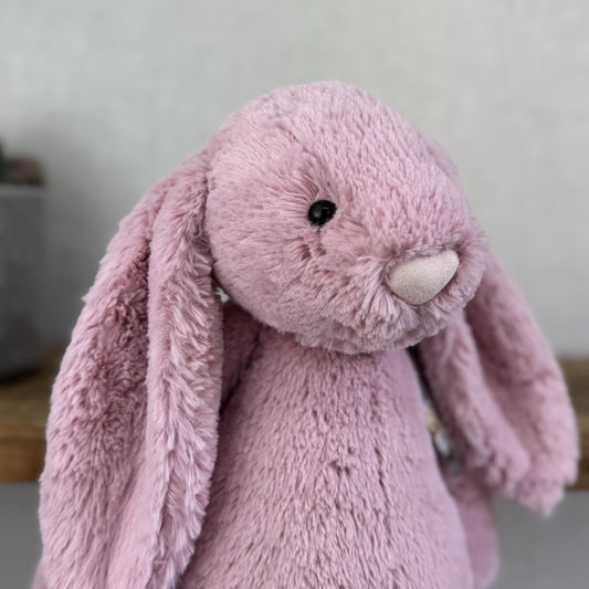 Jellycat Large Bashful Tulip Bunny Rabbit - Large Pink Rabbit Beanie Plush 16"