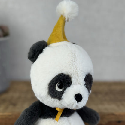 Jellycat Jollipop Panda - Small Panda Party Hat Soft Toy Beanie Retire 8" (#2)