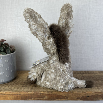 Wrendale Designs - Gentle Jack Beanie Donkey Grey Mix Plush Hannah Dale Soft Toy