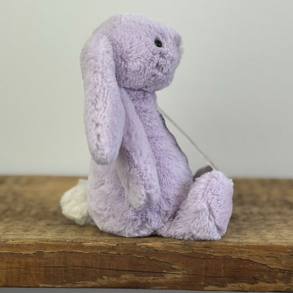 Jellycat Small Bashful Lilac Bunny - Small Light Purple Bunny Beanie Retired 8”