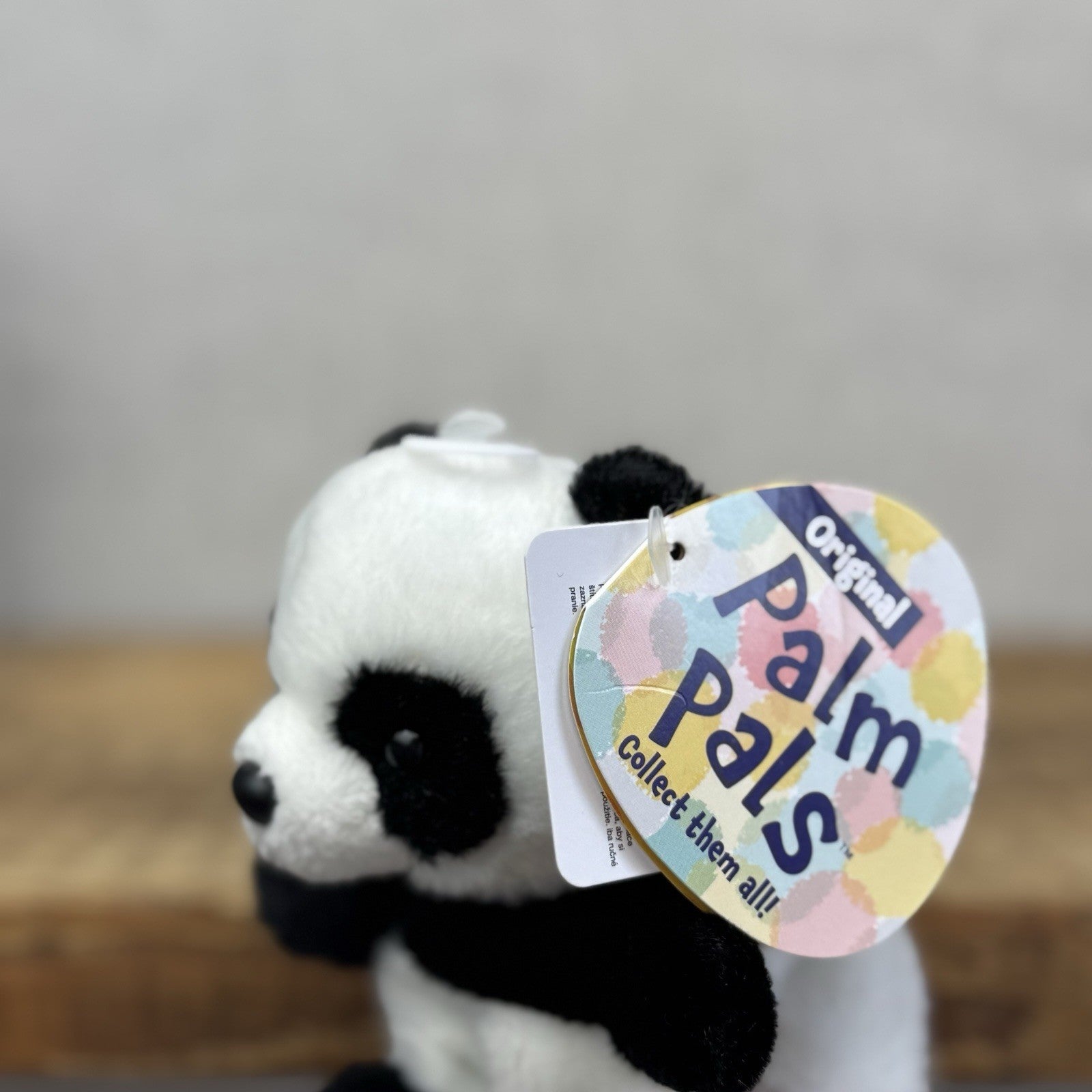 Aurora Bamboo Panda - Mini Panda Soft Toy - Palm Pals Mini Beanbag Plush