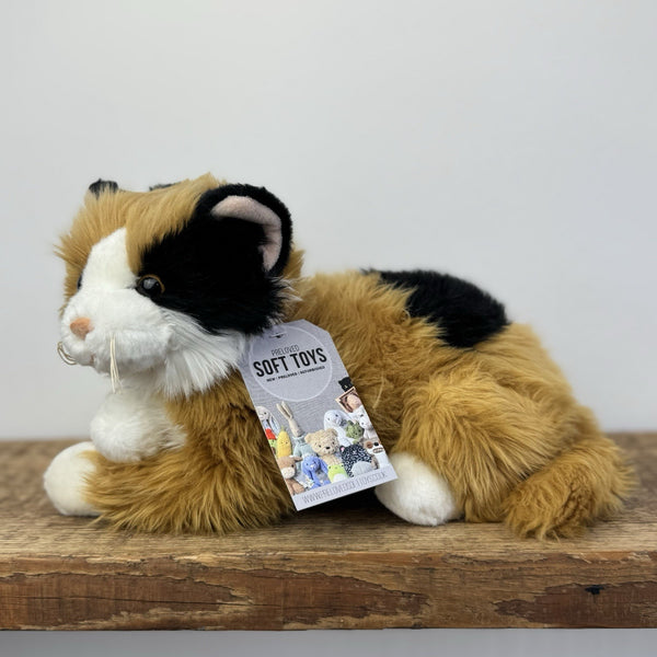 TY Classic Cat - Classic Carley Calico 2000 Cat Beanie Super Fluffy Cute Rare