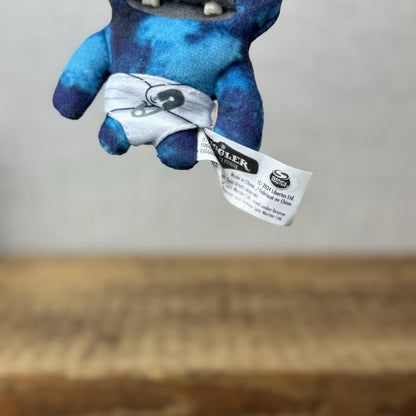Fuggler Baby Fugg - Baby Wide Eyed Weirdo Blue Mini Size Monster Plush 3.5"