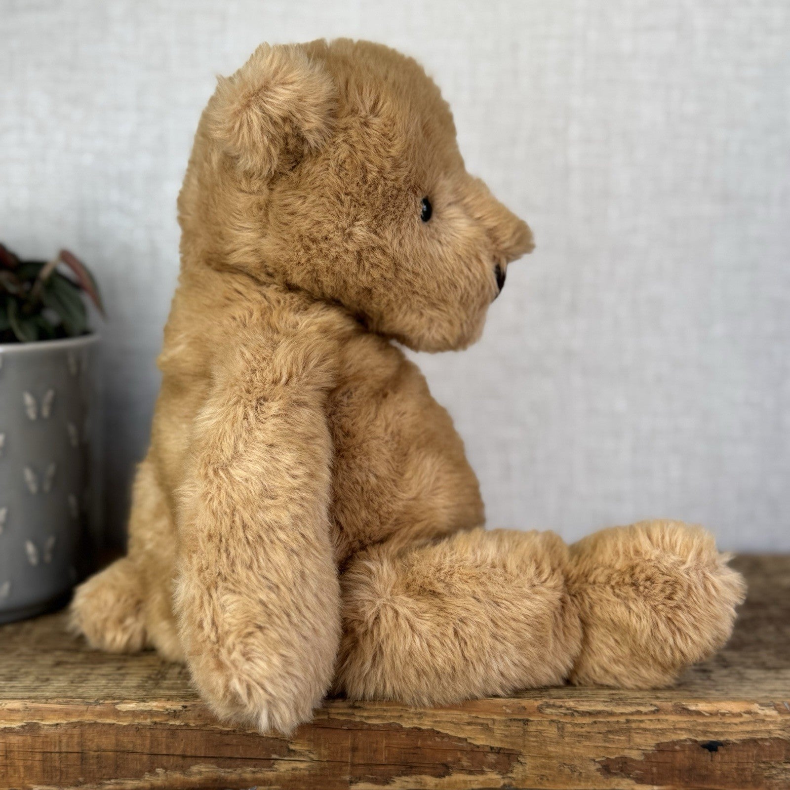 Jellycat Medium Benjamin Bear - Maple Colour Larger Beanie Bear Plush Bear 14”