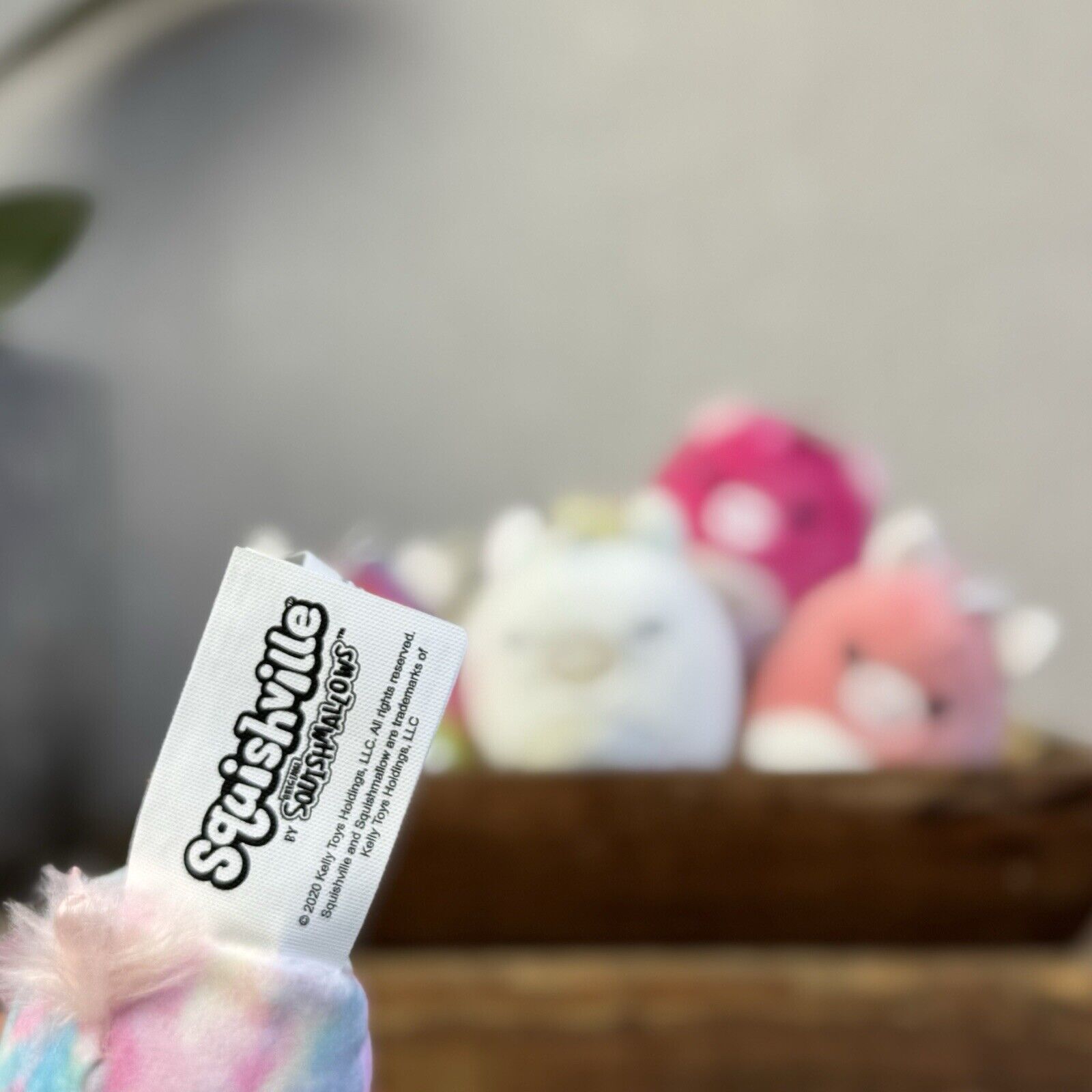 Squishmallow Squishville Unicorn Bundle - Pink, Rainbow Unicorns Tiny Squish 2"