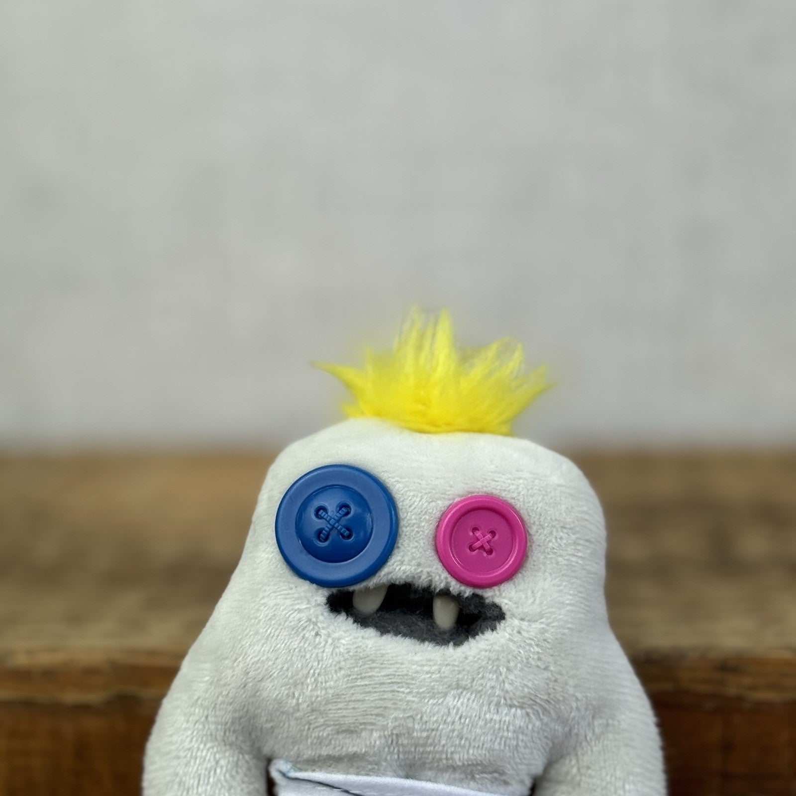 Fuggler Baby Fugg Series 3 Baby Sasquoosh White Button Eyes With Diaper Mini