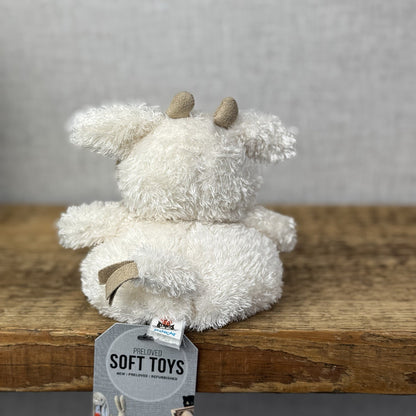 Jellycat Pudding Cow - Vintage Pudding Cow Soft Toy Pristine 5"