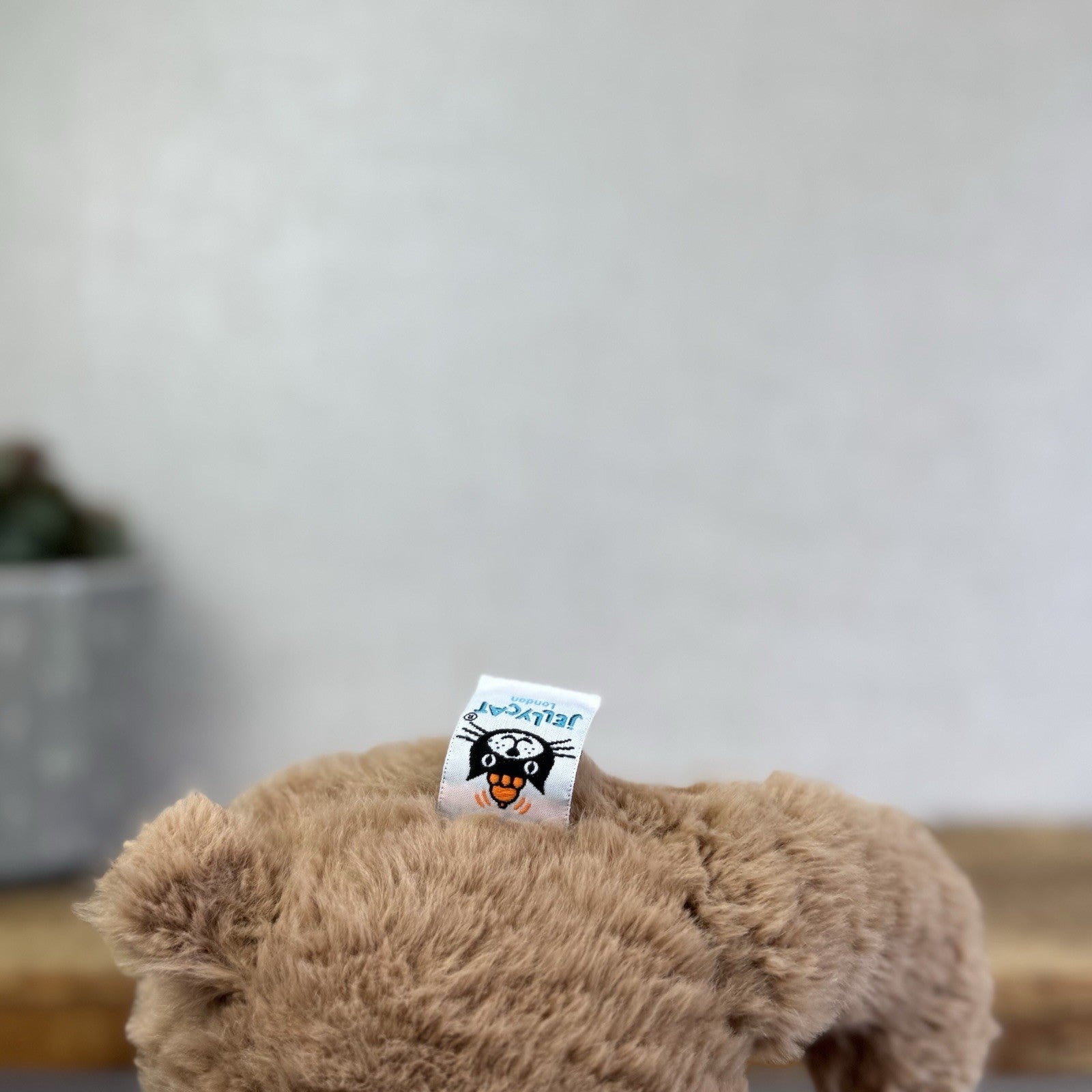 Jellycat Cocoa Bear - Medium Brown Textured Bear Beanie Plush Toy Retired 12"