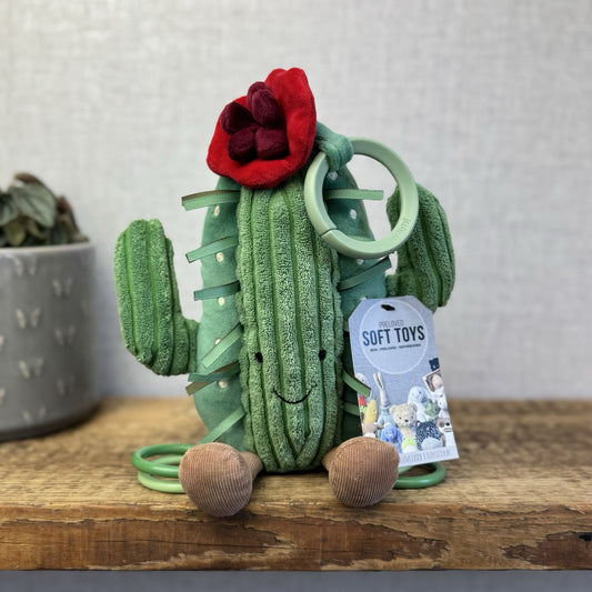 Jellycat Amuseable Cactus Jitter Toy - Sensory Soft Toy Play Toy Plant Retired