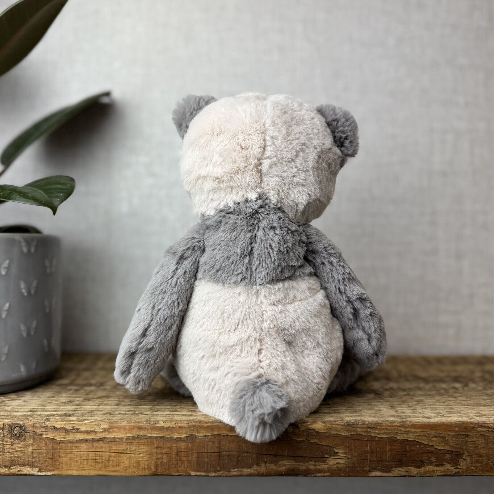 Jellycat Medium Buckley Panda - Snugglet Panda - Grey & White Beanie Panda 14”