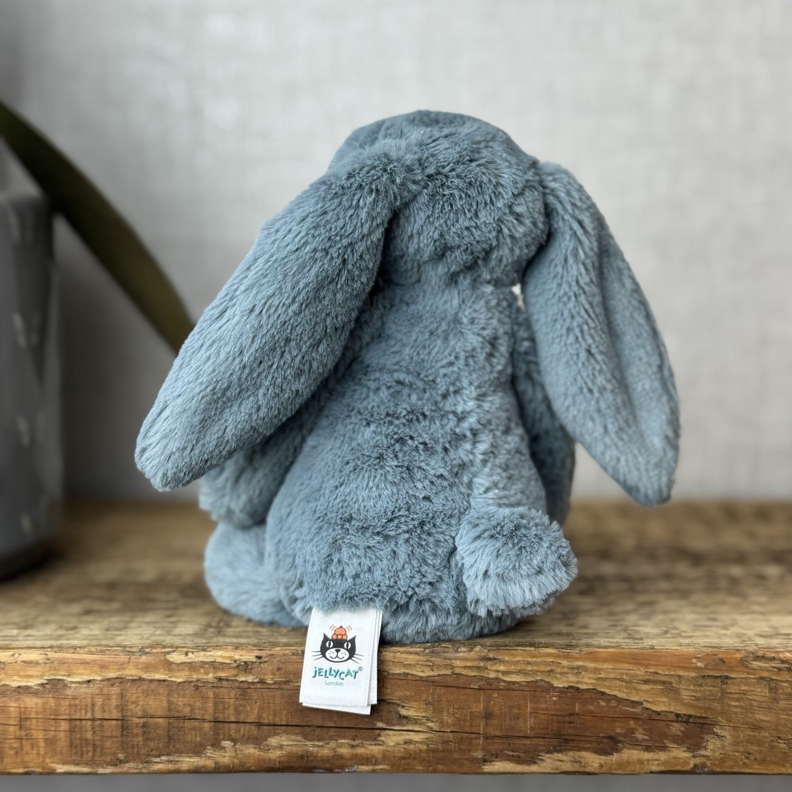 Jellycat Small Dusky Blue Bashful Bunny - Small Grey/Blue Rabbit Bunny 8"