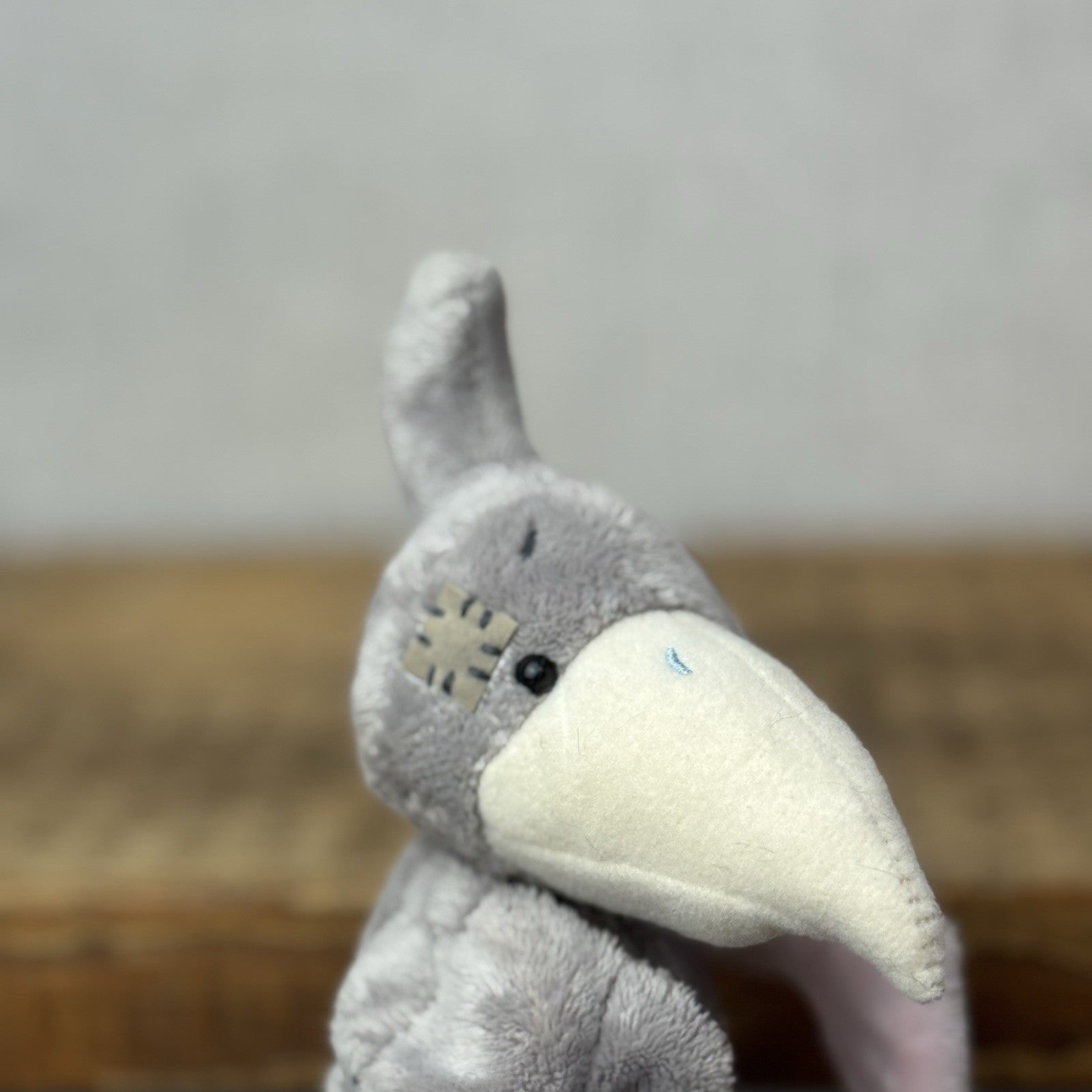 Blue Nose Friends Crest Pterosaur Dinosaur Miniature Pink/Grey Plush #117