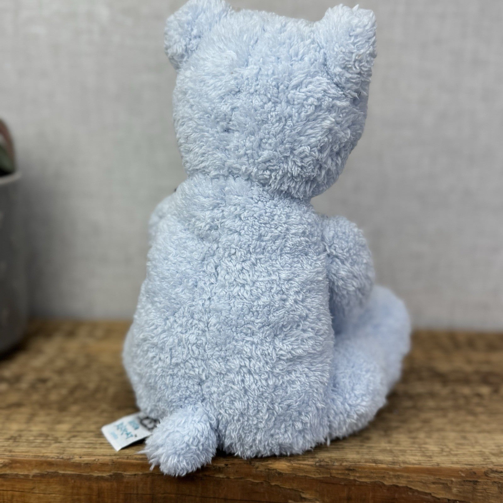 Jellycat Blue Bebe Bear - Little Jellycat Soft Fleecy Blue Baby Bear Plush Rare