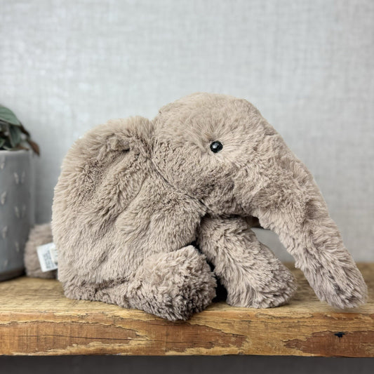 Jellycat Smudge Elephant Medium - Medium Floppy Elephant Beanie - First Ed. (#2)