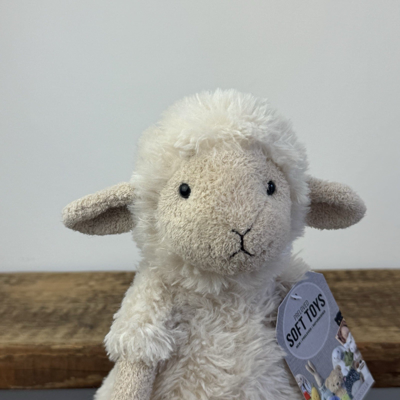 Jellycat Woolly Sheep - Medium Woolly Sheep Soft Toy Retired Rare 12" 
