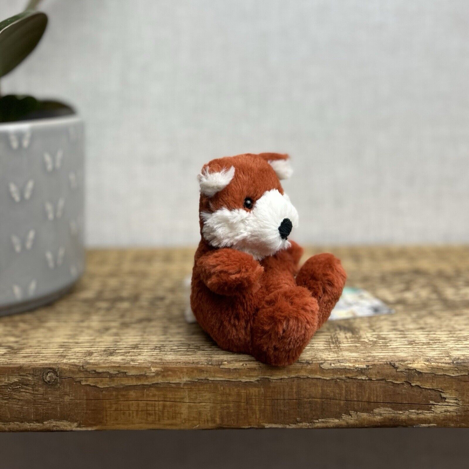Jellycat Tiny Poppet Baby Fox - Baby Poppet Fox - Tiny Pocket Beanie Pal 4"